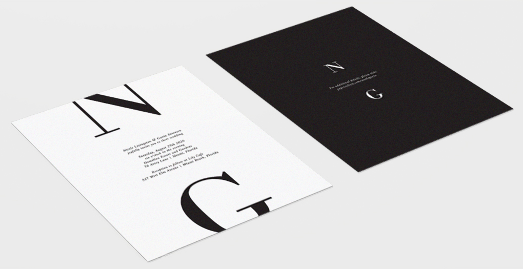Modern Wedding Invitations