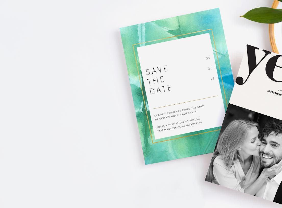 modern save the date cards paper culture