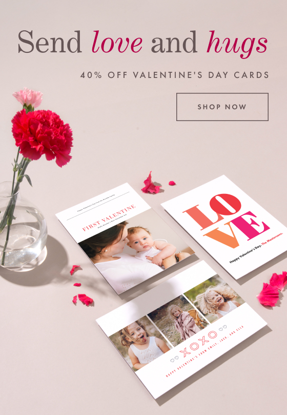 40% off Valentine's Day Cards