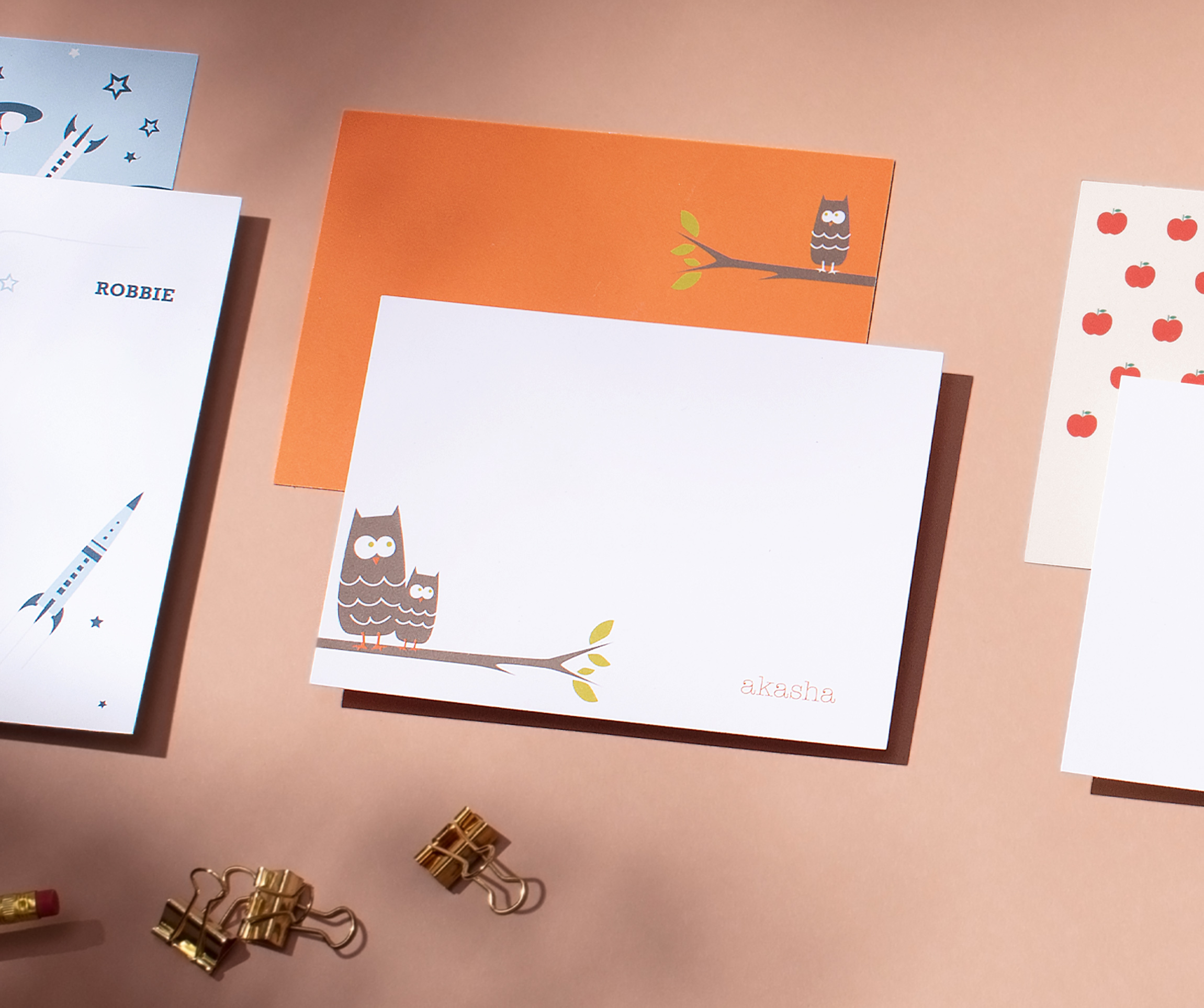 custom printed notecards